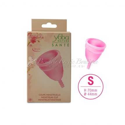pink menstrual cup S