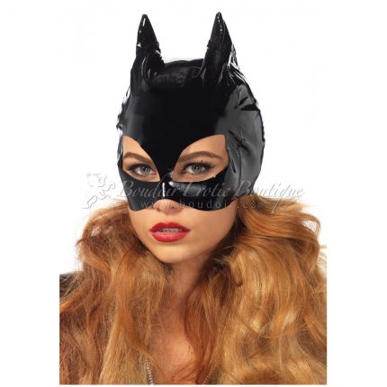 vinyl cat woman mask